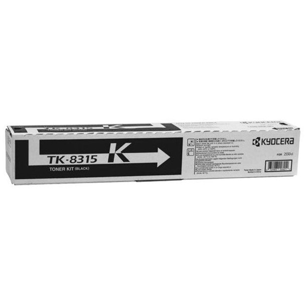 Kyocera TK-8315 BK Original lasertoner (12000 sidor)