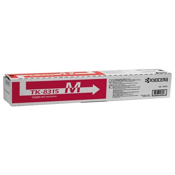 Kyocera TK-8315 M lasertoner - 1T02MVBNL0 Original - Magenta 6000 sider