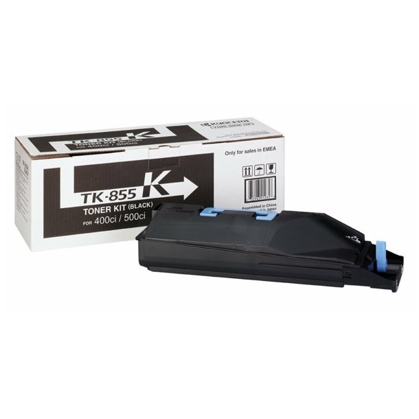 Kyocera TK-855 BK Original lasertoner (25000 sidor)