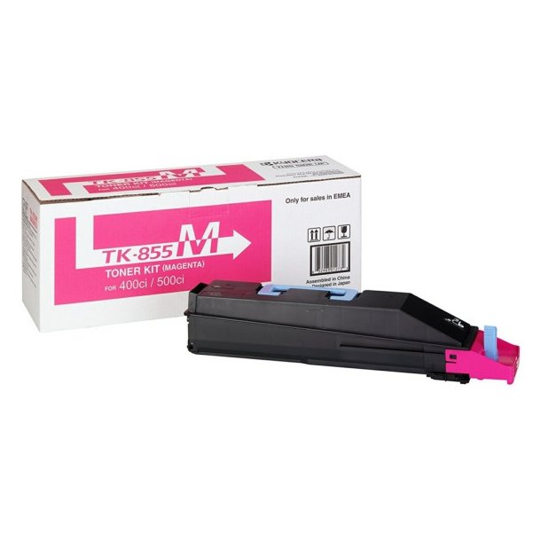 Kyocera TK-855 M lasertoner - 1T02H7BEU0 Original - Magenta 18000 sider