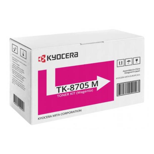 Kyocera TK-8705 M lasertoner - 1T02K9BNL0 Original - Magenta 30000 sider