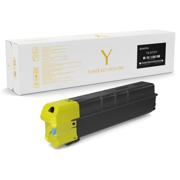 Kyocera TK-8725 Y Original lasertoner (30000 sidor)