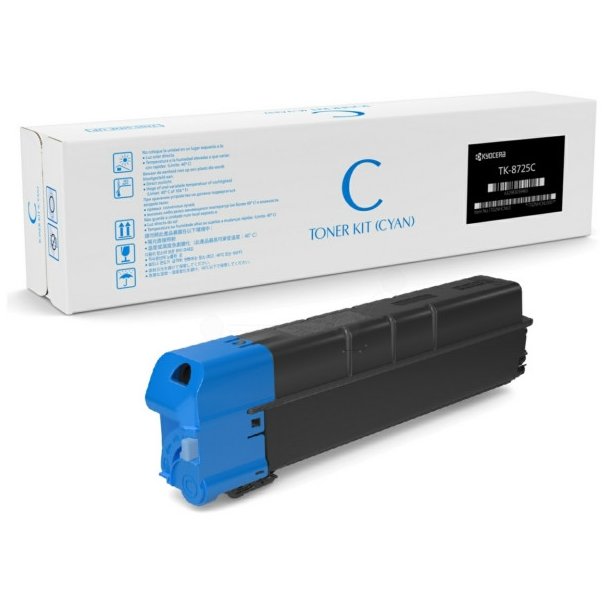 Kyocera TK-8725 C lasertoner - 1T02NHCNL0 Original - Cyan 30000 sider