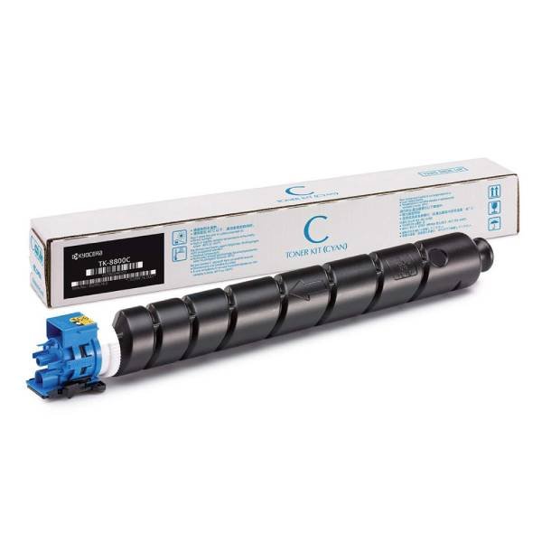 Kyocera TK-8800K C lasertoner - 1T02RRCNL1 Original - Cyan 20000 sider