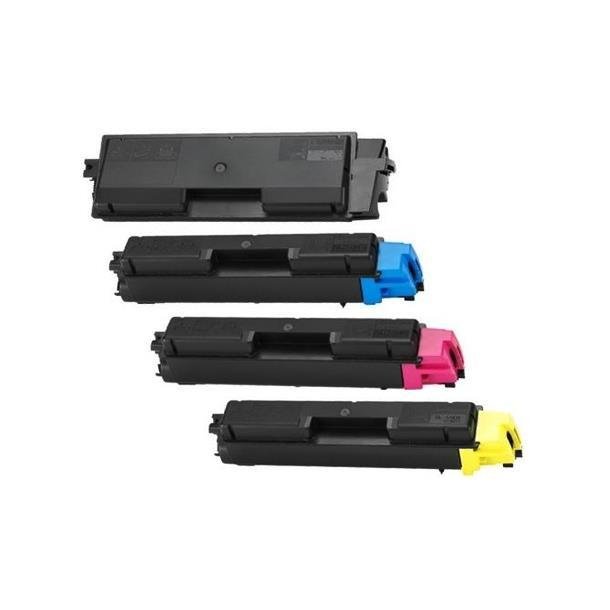 Kyocera TK580 combo pack 4 stk lasertoner - Kompatibel - BK/C/M/Y 11900 sider