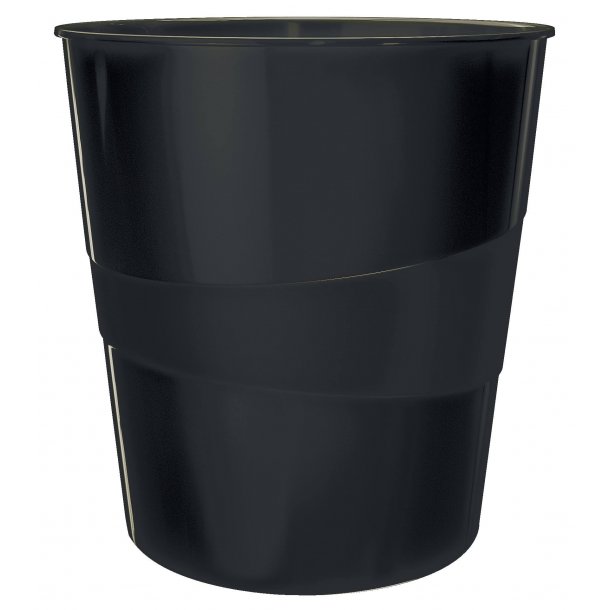 Leitz papperskorg recycle 15 liter svart