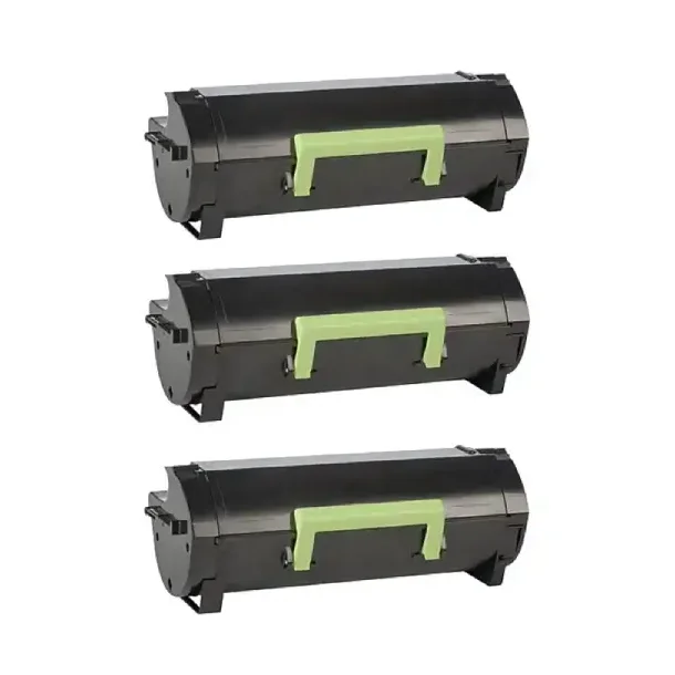 Lexmark 502U combo pack 3 stk Toner - Kompatibel - Sort 60000 sider