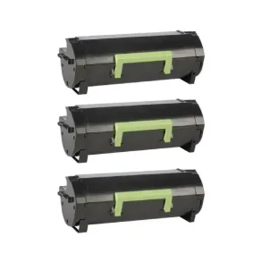 Pixojet toner Lexmark MS317 - 51B2000, 3 stk. rabatpakke 7500 sider