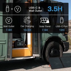 Lippa Power Station 595 Wh - Svart