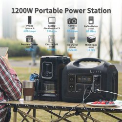 Lippa Power Station 992 Wh - Svart