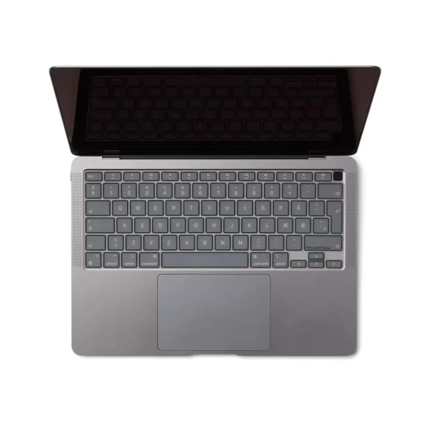Philbert Tangentbordsskydd f&ouml;r MacBook Pro &amp; Air 13-14-16" (2021-2022) - Transparent/Svart