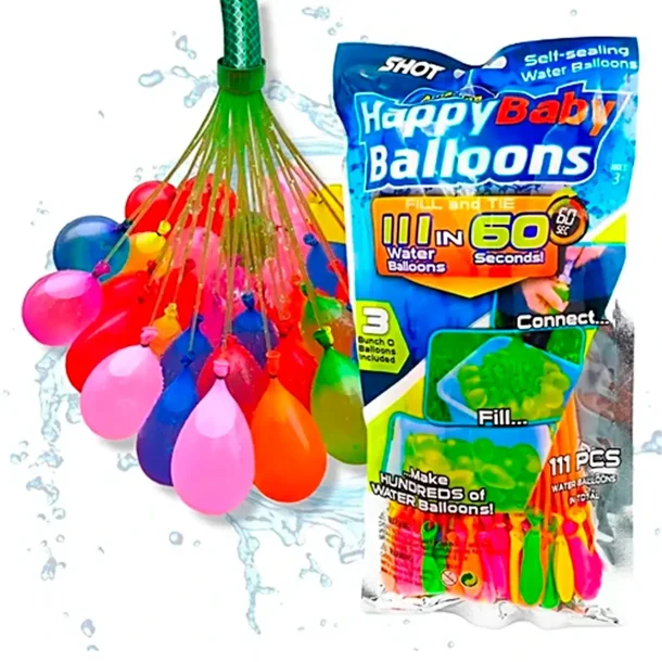 Magic Balloons - Sjlvlsande vattenballonger, 111 st