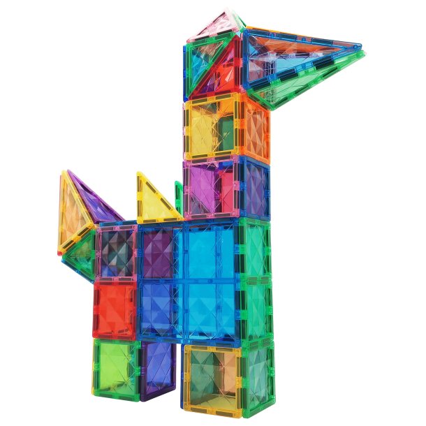Magnetic Tiles byggest, 100 stk