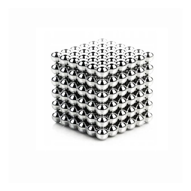 Neocube (216 balls, 5 mm) silver