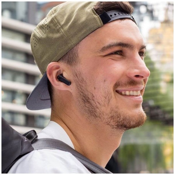 Niceboy HIVE Beans TWS in-ear h&ouml;rlurar - Svart