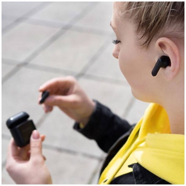 Niceboy HIVE Beans TWS in-ear h&ouml;rlurar - Svart