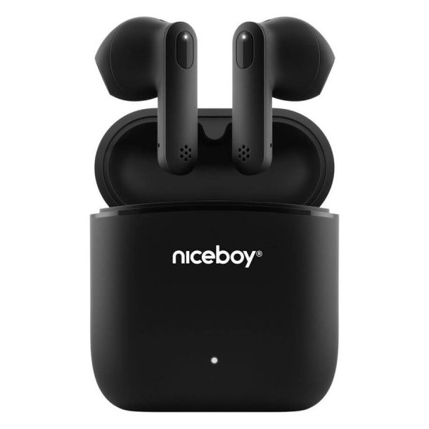 Niceboy HIVE Beans TWS in-ear h&ouml;rlurar - Svart