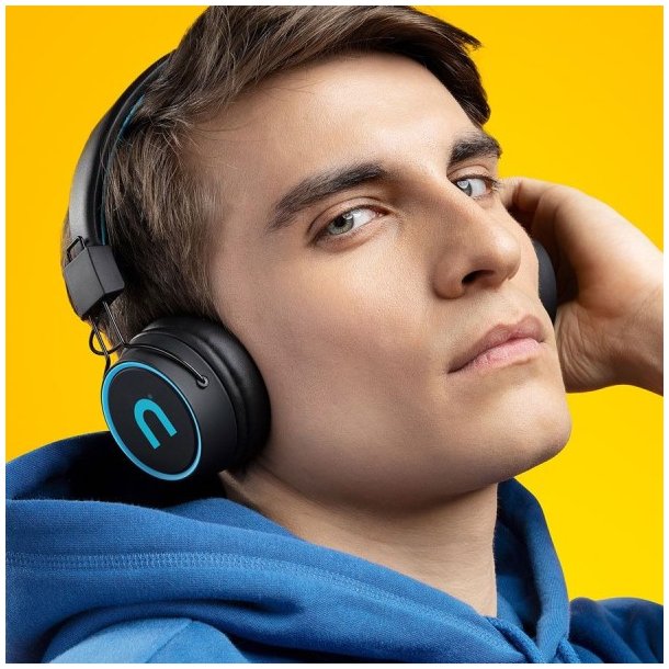 Niceboy HIVE Joy 3 trdl&ouml;sa h&ouml;rlurar - Svart