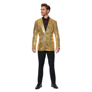Suitmeister - Paljetter Guld Blazer