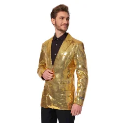 Suitmeister - Paljetter Guld Blazer