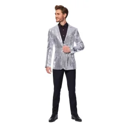 Suitmeister - Paljetter Silver Blazer