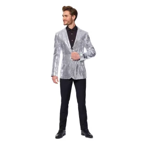 Suitmeister - Paljetter Silver Blazer
