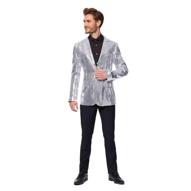 Suitmeister - Sequins Silver Blazer