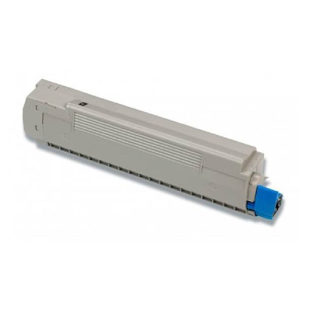 OKI C8600/C8800 BK Toner - 43487712 Kompatibel - Sort 6000 sider