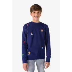 OppoSuits - Sweat Teen X-Mas Icons - Marinbl