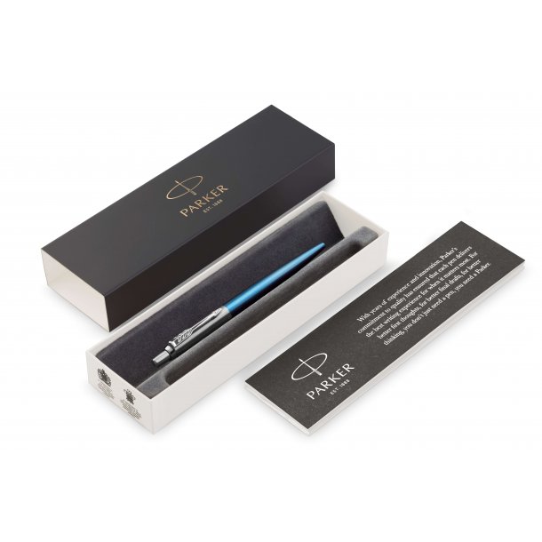 Parker Kuglepen Jotter Waterloo Blue CT, M, bl, ske