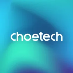 Choetech USB-C PD v&auml;ggladdare, 25W, svart