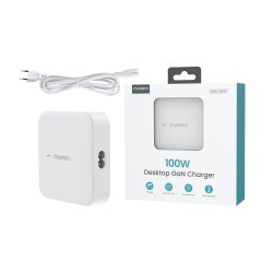 Choetech 4-port Laddare, 100W, vit