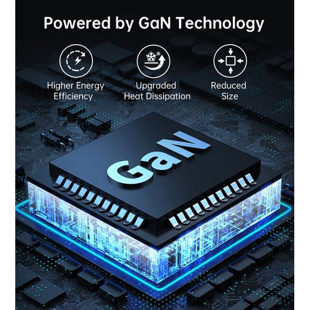 Choetech 4-port Laddare, 100W, vit