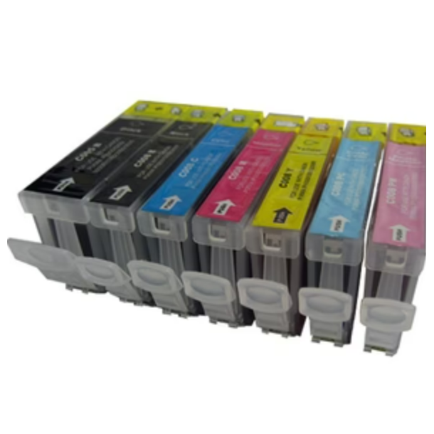 Pixojet refill patronst Canon PGI-5 / CLI-8, 7-farvet
