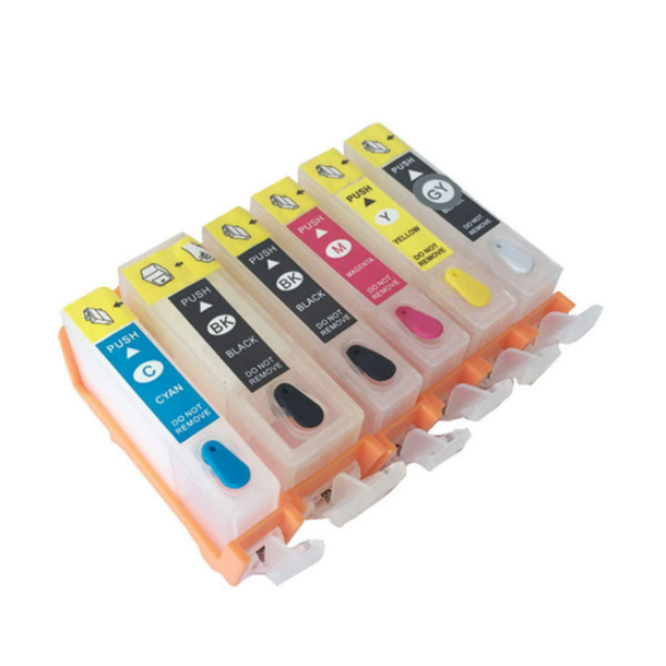 Pixojet refill patronst Canon PGI-520BK / CLI-521BK, 5-farvet