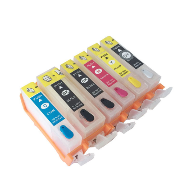 Pixojet refill patronset Canon PGI-550 / CLI-551, 5-f&auml;rgs