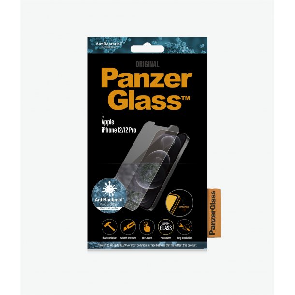 PanzerGlass Apple iPhone 12/12 Pro, antibactriel effekt