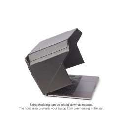 Philbert Sol- och Insynsskydd Universal 12-14" - Ultratunn (Svart)