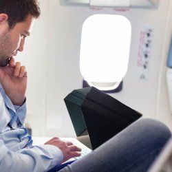 Philbert Sol- och Insynsskydd Universal 12-14" - Ultratunn (Svart)