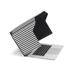 Philbert Solskydd &amp; Integritetsskydd LUX m.St&auml;ll - Universal 12-14" (Svart/Vit Randig)