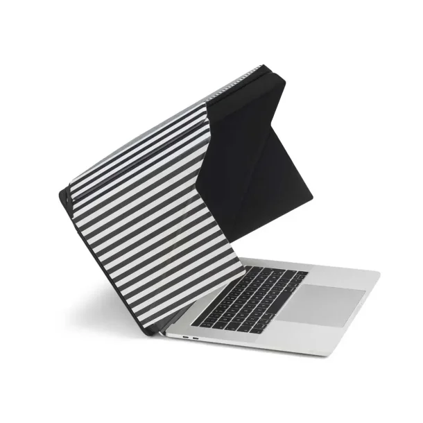 Philbert Solskydd &amp; Integritetsskydd LUX m.St&auml;ll - Universal 12-14" (Svart/Vit Randig)