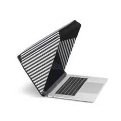 Philbert Solskydd &amp; Integritetsskydd LUX m.St&auml;ll - Universal 12-14" (Svart/Vit Randig)