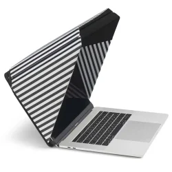 Philbert Solskydd &amp; Integritetsskydd LUX m.St&auml;ll - Universal 15-16" (Svart/Vit Randig)