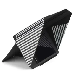 Philbert Solskydd &amp; Integritetsskydd LUX m.St&auml;ll - Universal 15-16" (Svart/Vit Randig)