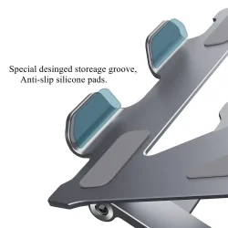 Philbert Laptop/Tablet Stand/Desk Universal w/key, SpaceGray