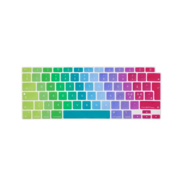 Philbert KB Cover MacBook Air 13'' 2020, Rainbow (Nordic)