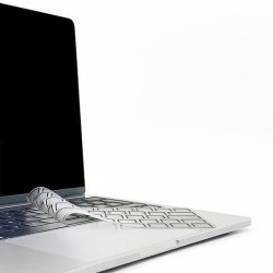 Philbert Tangentbordsskydd f&ouml;r MacBook Air 13" (2020) - Transparent/Svart