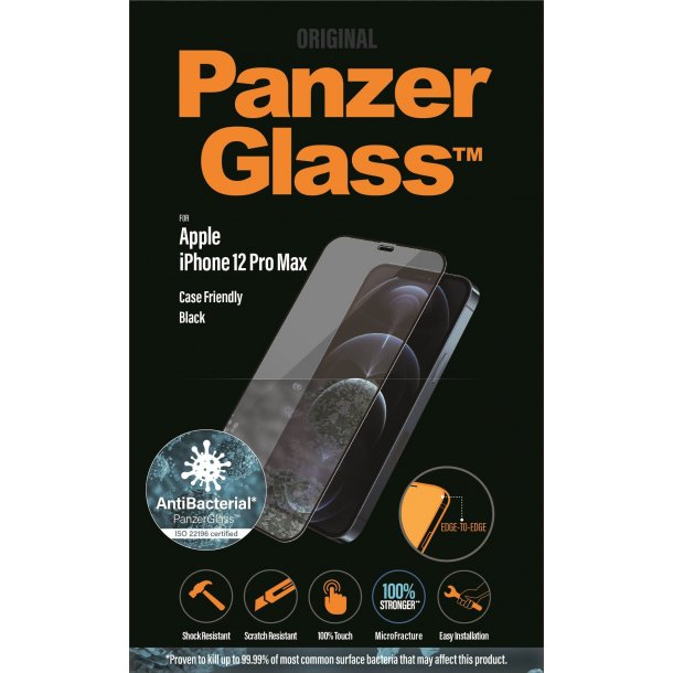 PanzerGlass Apple iPhone 12 Pro Max, Black