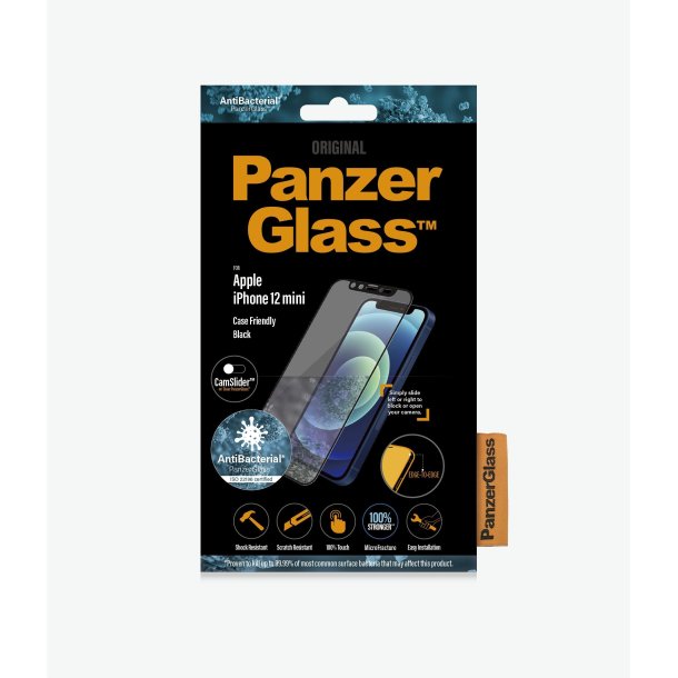 PanzerGlass iPhone 12 Mini - CamSlider, black