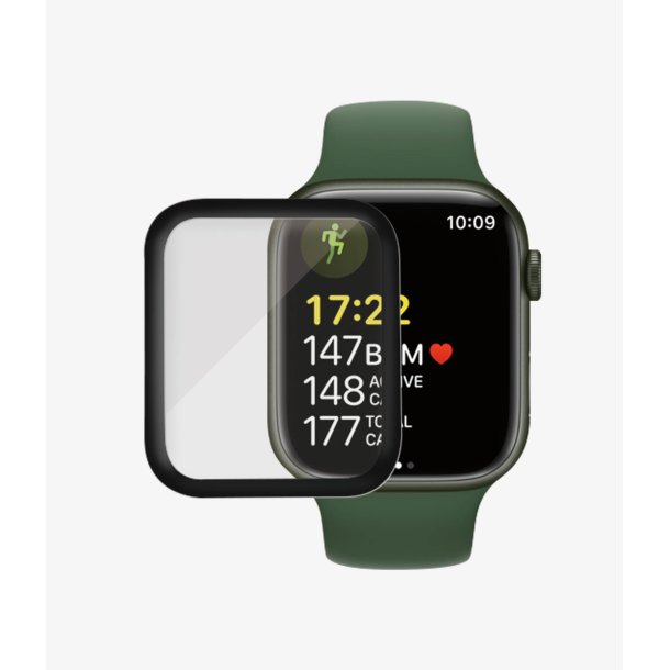 PanzerGlass sk&auml;rmskydd Apple Watch Series 7 - 41 mm, svart